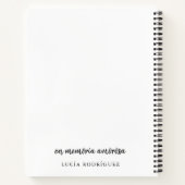 Carnet de conservation du mémorial espagnol avec p (Dos)