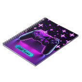 Carnet de contrôleur Neon Gamer - Nom modifiable (Côté gauche)