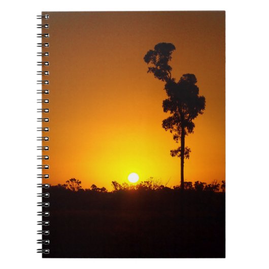 Carnet de coucher de soleil australien (Devant)
