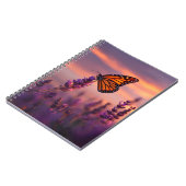 Carnet de coucher de soleil Monarch Butterfly (Côté gauche)