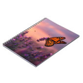 Carnet de coucher de soleil Monarch Butterfly Lave (Côté gauche)