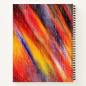 Carnet de couleur de coucher de soleil Abstrait (Dos)
