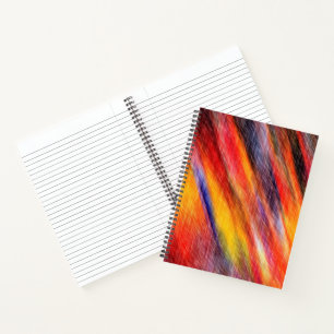 Carnet de couleur de coucher de soleil Abstrait