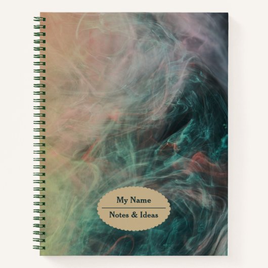 Carnet de couleur de fumée moderne (Devant)