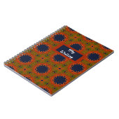 Carnet de couleur Motif géométrique (Côté gauche)