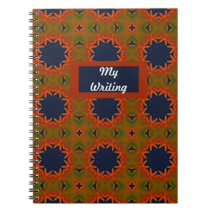 Carnet de couleur Motif géométrique