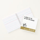 Carnet de couleur or de Champagne Lover (Intérieur)