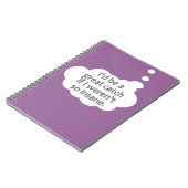 Carnet de couleur personnalisé fou (Côté gauche)