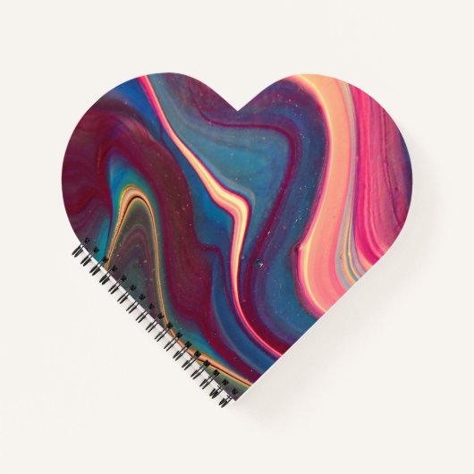 Carnet de couleurs ondulées (Devant)