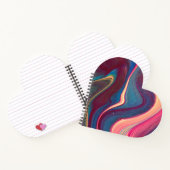 Carnet de couleurs ondulées (Intérieur)