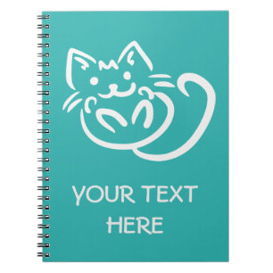 Carnet de couleurs personnalisé Cat Illustration