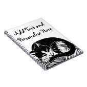 Carnet de coutume de chat de smoking de sommeil (Côté Droit)
