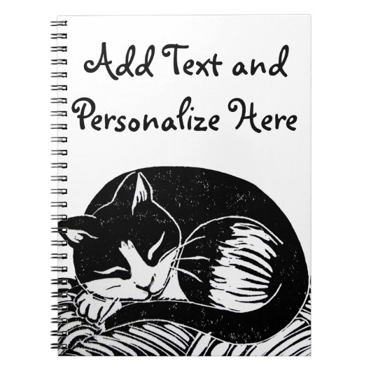 Carnet de coutume de chat de smoking de sommeil (Devant)