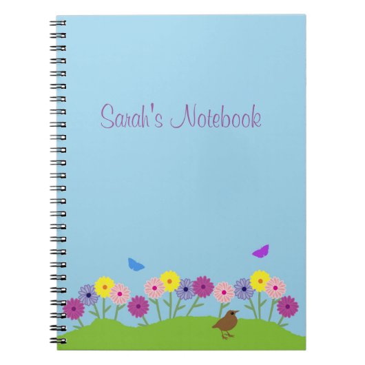 Carnet de coutume de fleur d'été de ressort (Devant)