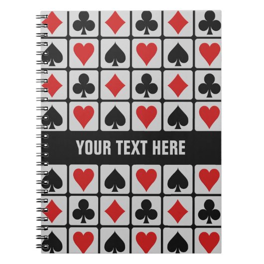 Carnet de coutume de joueur de carte (Devant)