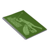 Carnet de coutume de JOUEUR de GOLF (Côté Droit)