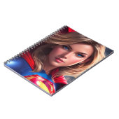 Carnet de couverture de bande dessinée Super femme (Côté gauche)