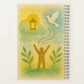 carnet de couverture du journal "Carried by Hope" (Verso)