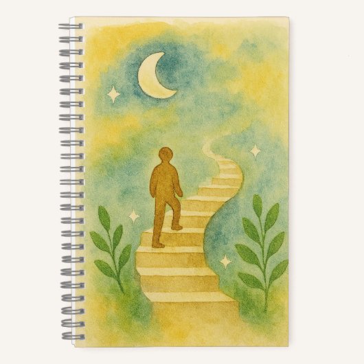 carnet de couverture du journal "Carried by Hope" (Recto)