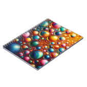 Carnet de couverture en bulles colorées (Côté gauche)