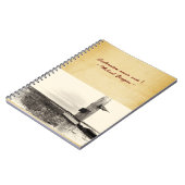 Carnet de couverture en cuir Vintage classique (Côté gauche)