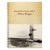 Carnet de couverture en cuir Vintage classique (Devant)