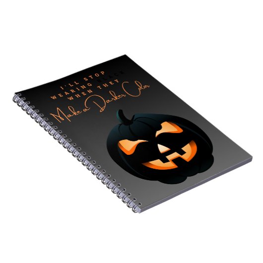 Carnet de couverture noire (Côté Droit)