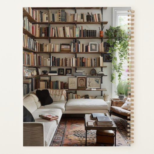 Carnet de couverture rigide en spirale (Dos)