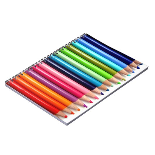 Carnet de crayons colorés (Côté gauche)