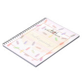 Carnet de crayons colorés (Côté gauche)