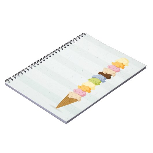 Carnet de crème glacée (Côté gauche)