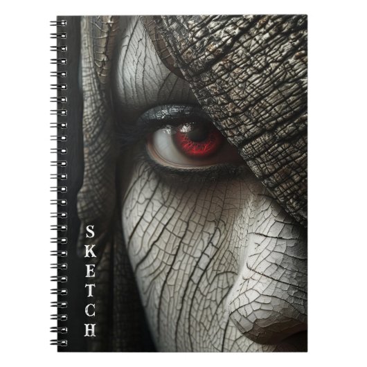 Carnet de croquis à reliure spirale Dark Fantasy (Devant)