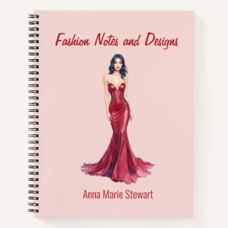 Carnet de croquis de mode personnalisé