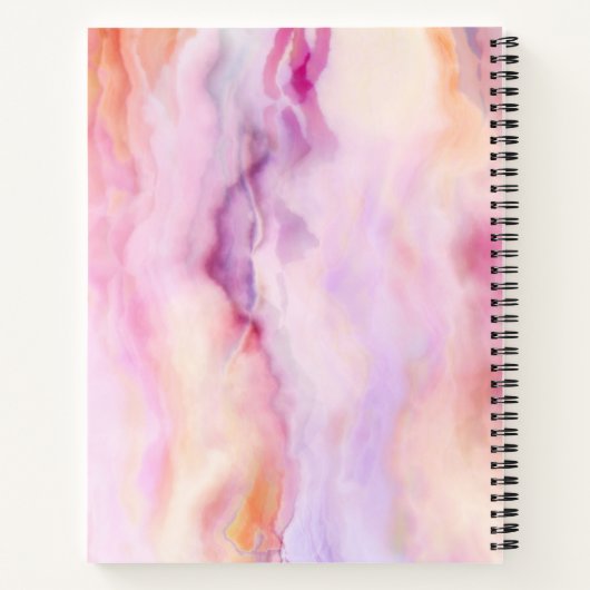 Carnet de croquis élégant peint (Dos)