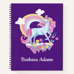 Carnet de croquis licorne personnalisé