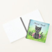 Carnet de croquis pour bébé gris adorable pour enf (Intérieur)