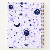 Carnet de croquis Soleil Lune Étoiles Céleste (Dos)