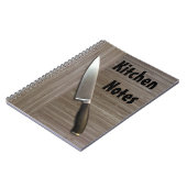 CARNET de CUISINE en bambou de "faux" (Côté gauche)