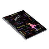 Carnet de danse avec nom personnalisé partout (Côté Droit)