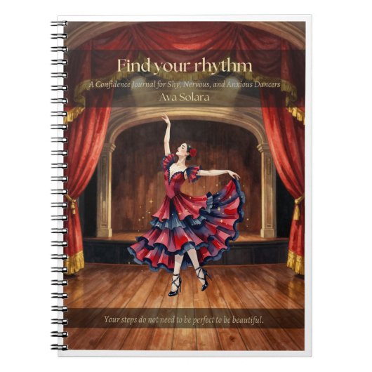 Carnet de danseur de flamenco (Devant)