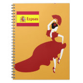Carnet de danseuse flamenco (Devant)