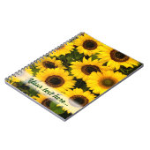 Carnet de ~ de tournesol (Côté gauche)