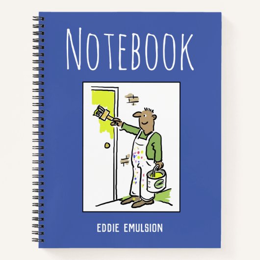 Carnet de décorateur avec nom (Devant)