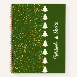 Carnet de décoration de Noël motif