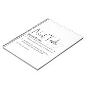 Carnet de définition de technologie de l'ongle (Côté gauche)