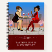 Carnet De Dégustation De Vins Fille (Devant)