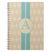 Carnet de dentelle monogramme antique (Devant)