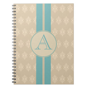 Carnet de dentelle monogramme antique