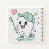 Carnet de dentisterie pour enfants – Dent de dessi (Dos)