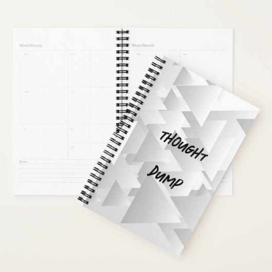 Carnet de dépression de pensée (Devant avec enveloppe)